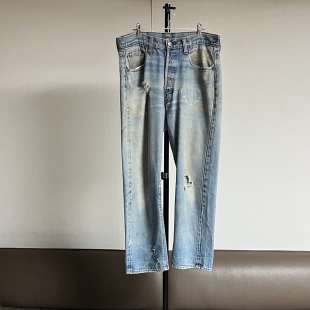 빈티지 리바이스501 66후기 팬츠