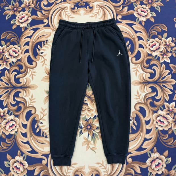 (L)나이키 Nike 조던 코튼 조거팬츠(블랙)