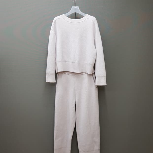 한섬 SJSJ 2023 캐시미어 울 니트 투피스 세트 F사이즈