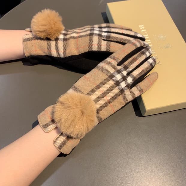 버버리 장갑 가을 겨울 보온 클래식 심플
