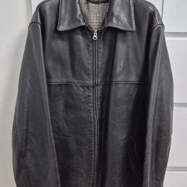 폴로 가죽자켓
