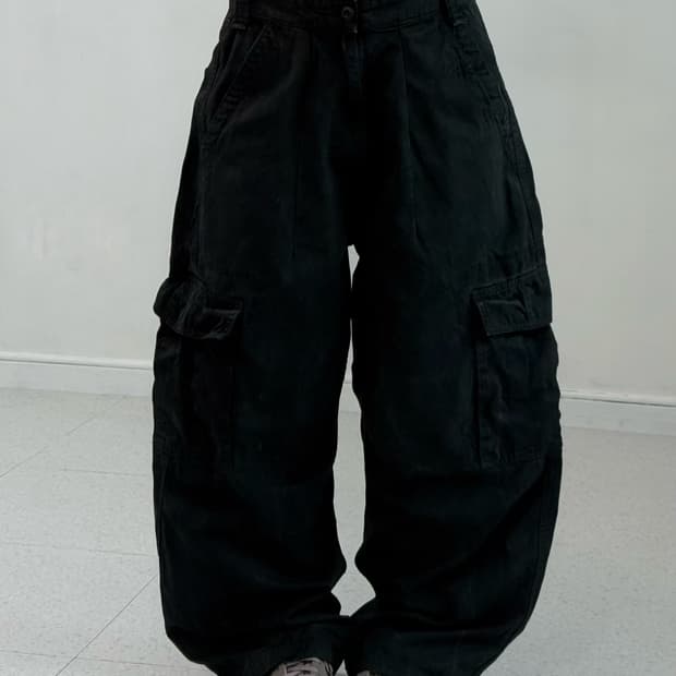 리바이스 블랙 카고팬츠
