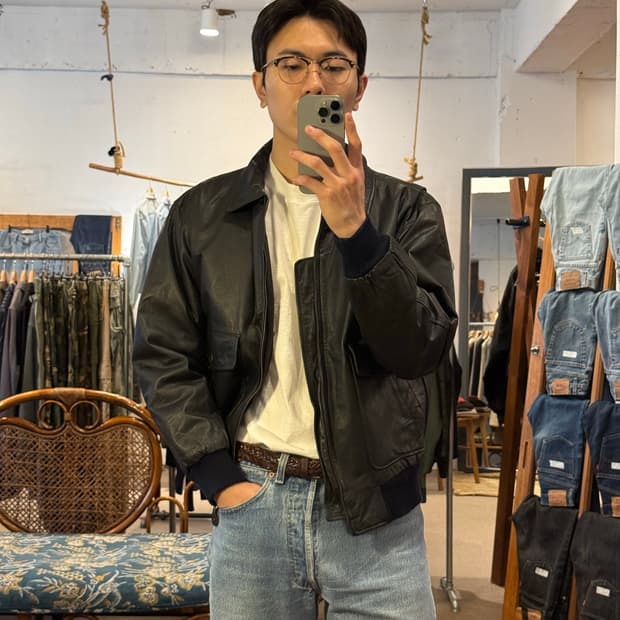 MAC HOPE Leather G-1 Flight Jacket