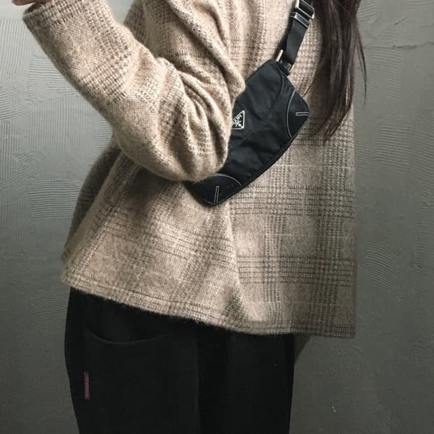 Prada 프라다 포코노 나일론 웨이스트 백 