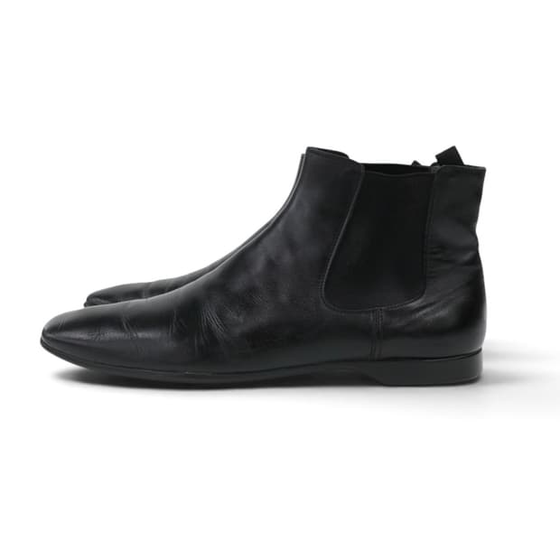 00s Prada Square Toe Boots