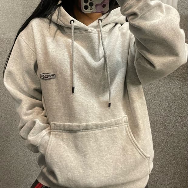 wooyuongmi logo patch Hood