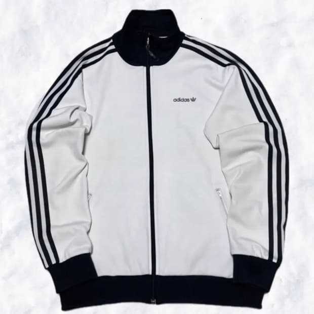 아디다스 베켄바우어 화이트 흰검 져지