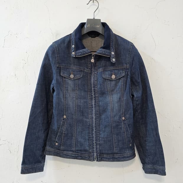 ELLE 엘르 여성 빈티지 데님 자켓 55