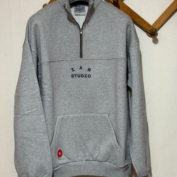 아이앱 스튜디오 현대 모비스 하프집업 그레이 L사이즈