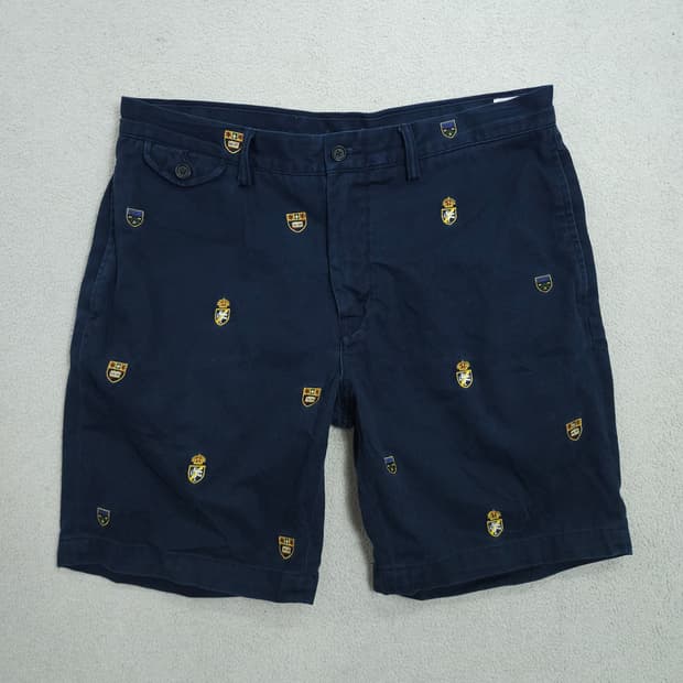 폴로 랄프 로렌 자수 로고 엠블럼 반바지 34