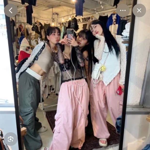 미스테리어스호텔 카고팬츠 핑크