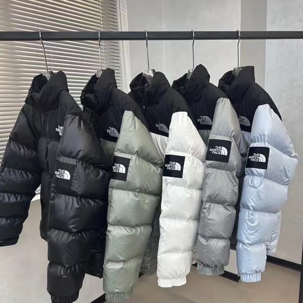 "노스페이스 화이트 라벨 노벨티 눕시 다운 자켓 블랙 캐치트렌디 노 레이