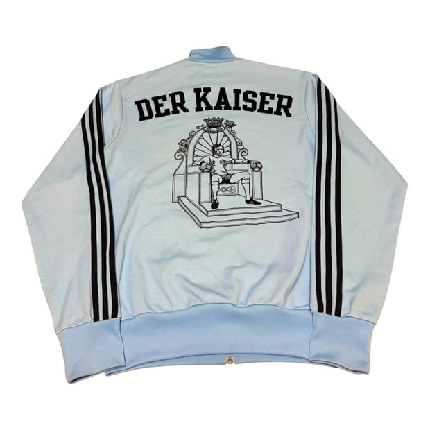 아디다스 소라색 베켄바우어 독일 트랙탑 져지