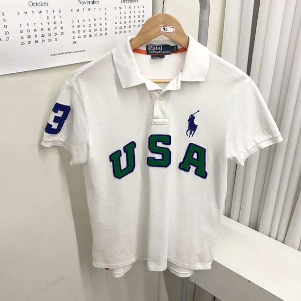 폴로 빅포니 usa 반팔 카라티