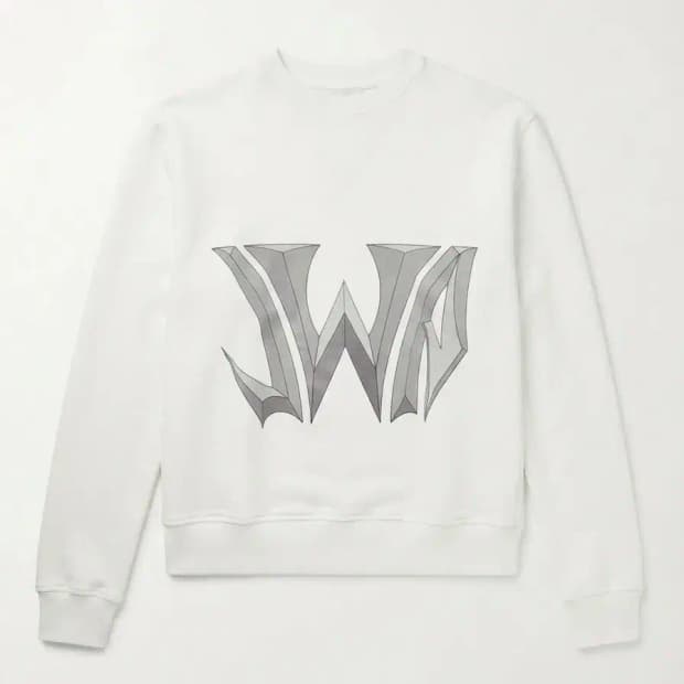 J.W.ANDERSON 화이트 맨투맨 XS
