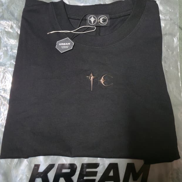 [2] 새상품 떠그 클럽 백 티셔츠 슬림 블랙