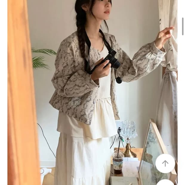 [구해요] 로버블 플럼바고 하늘 꽃 가디건