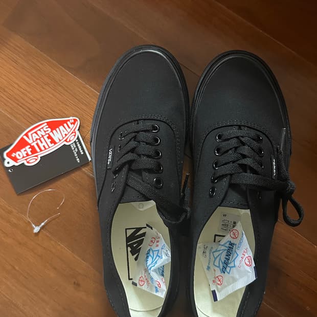 반스 어센틱 블랙 새상품