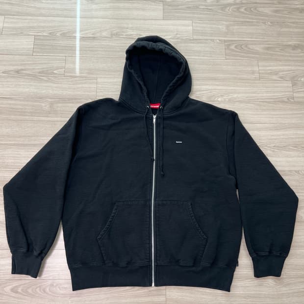 슈프림 / 스몰 박스 후드 집업 블랙 / XL