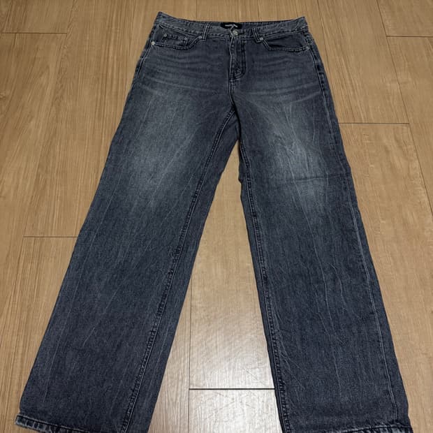 [48] 페이탈리즘 흑청 데님팬츠