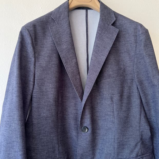 헨리코튼 남성 진청네이비 기능성자켓 싱글자켓