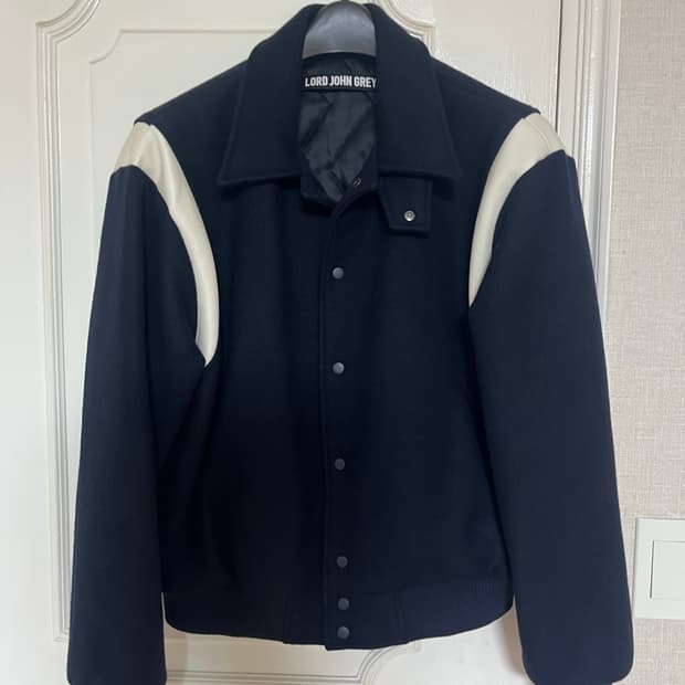 로드존그레이 바시티 울자켓