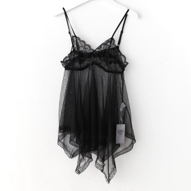 lace unbalanced sleeveless