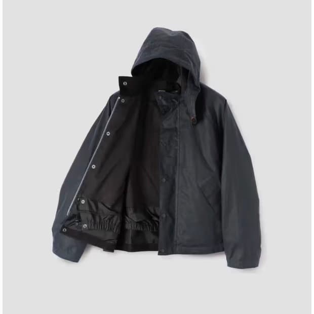 Barbour x Margaret Howell 트랜스포트 왁스자켓 네이비