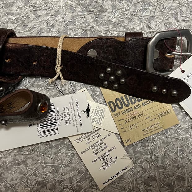 RRL 더블알엘 라스코 벨트 34 사이즈