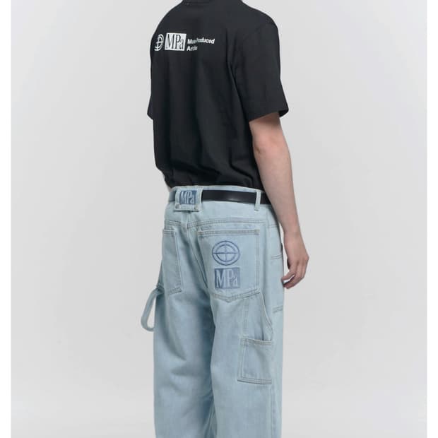 플라스틱프로덕트 페인터 데님 팬츠