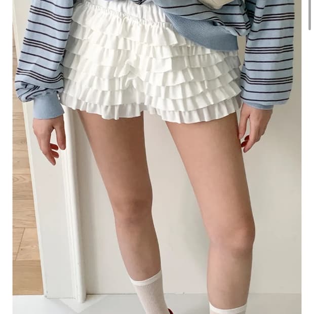 캉캉 프릴 스커트팬츠