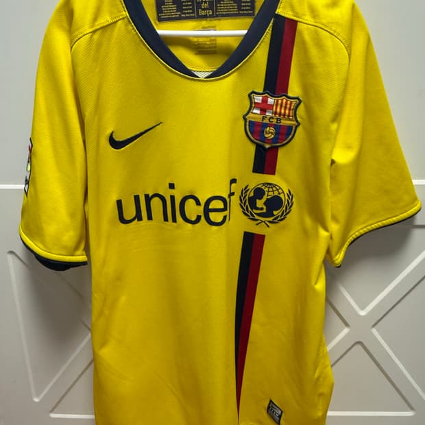 08/09 바르셀로나 어웨이 메시 유니폼