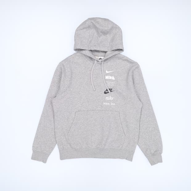 [95] 나이키 멀티스우시 그레이 후드 티셔츠 N6971