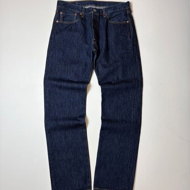 리바이스 00's 501 스트레이트 진청 데님 팬츠 PN8276