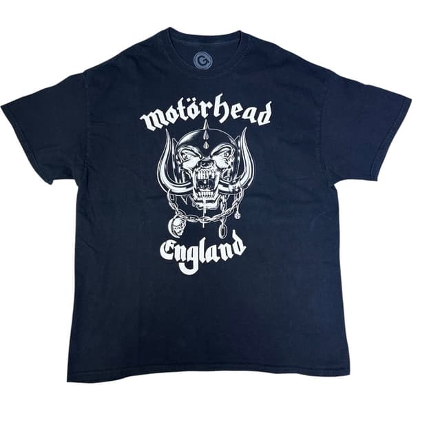 빈티지 모터헤드 MOTORHEAD 스내글투스 로고 밴드티 XL