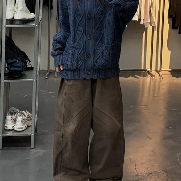 폴로랄프로렌 신형 아메카지 케이블 스웨터 재킷 A2429