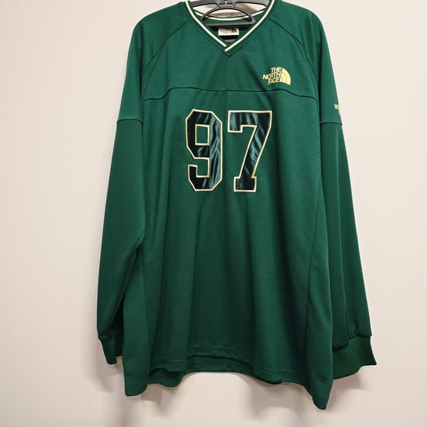 노스페이스 97 넘버링 그린 긴팔티110