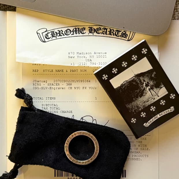 크롬하츠 퍽유링 뉴욕 3mm