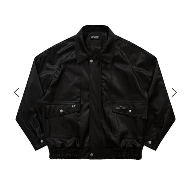 애즈온 레더 자켓 RILT LEATHER JACKET