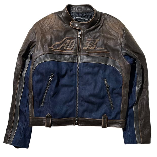 24ss 앤더슨벨 24 레이싱 레더 자켓