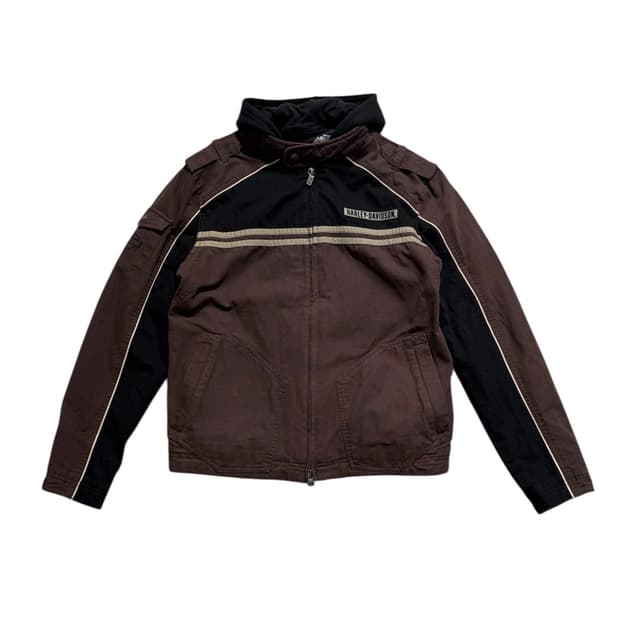 할리데이비슨 모터사이클 레이싱 후드 자켓