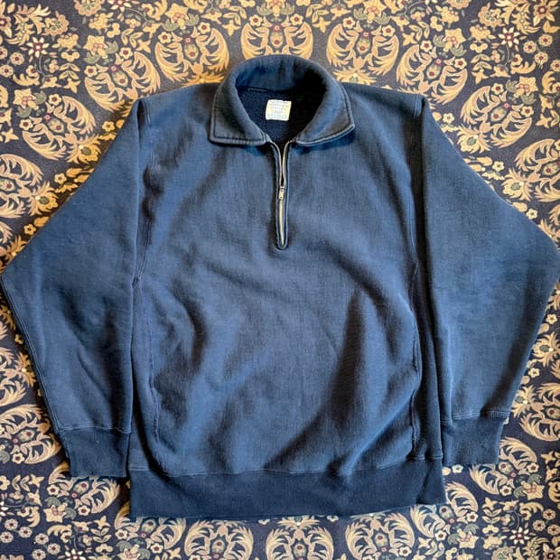 웨어하우스 lot 485 하프집 스웻셔츠 아프레쎄