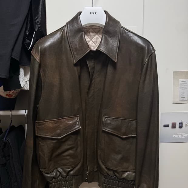 COOR A-2 브라운 레더 23시즌