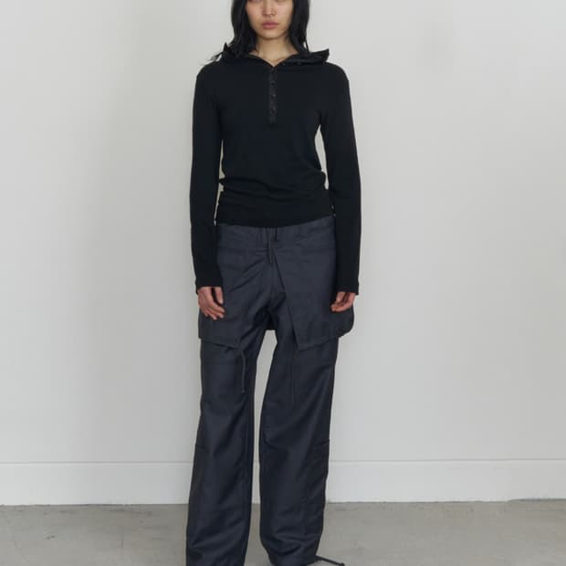 odlyworkshop layered trousers smudge