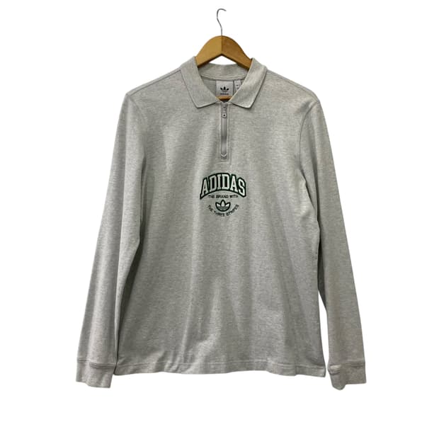 아디다스오리지날 로고 반집업 맨투맨(L)