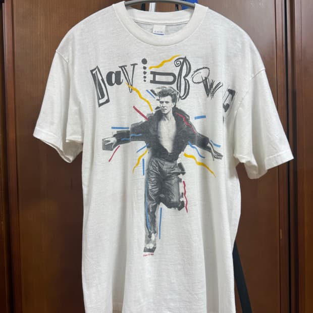 [xl] 80s 빈티지 데이비드 보위 투어 티셔츠