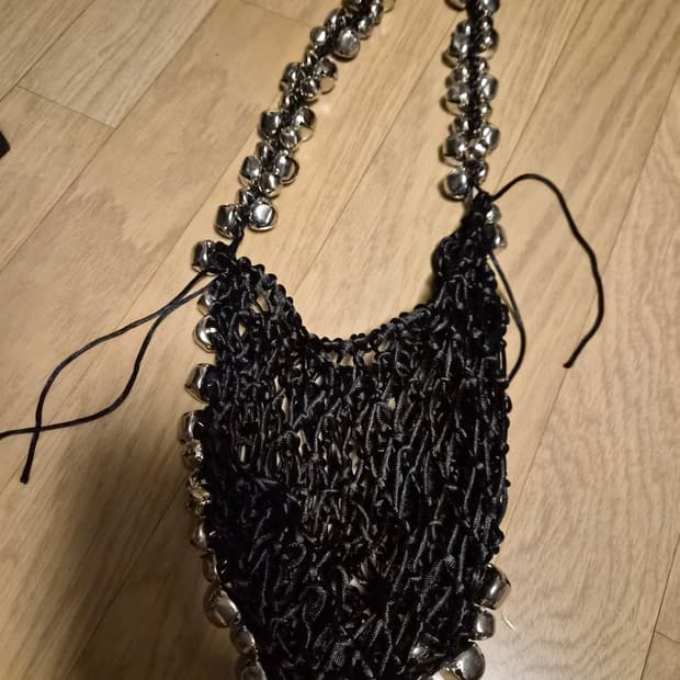 실크네트 방울가방