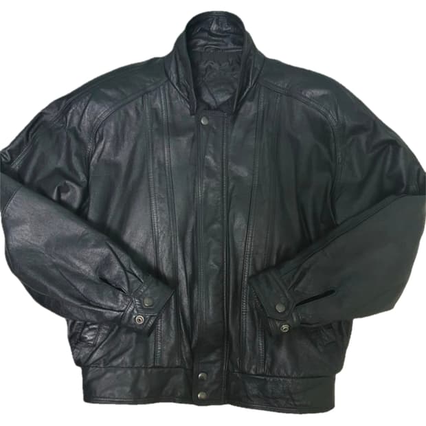 빈티지 크롭 봄버 자켓