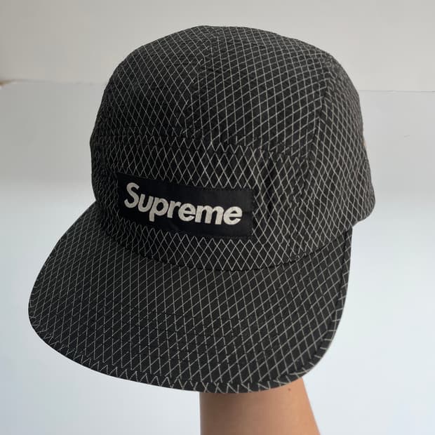 Supreme 슈프림 마이크로체크 립스탑 패널캡