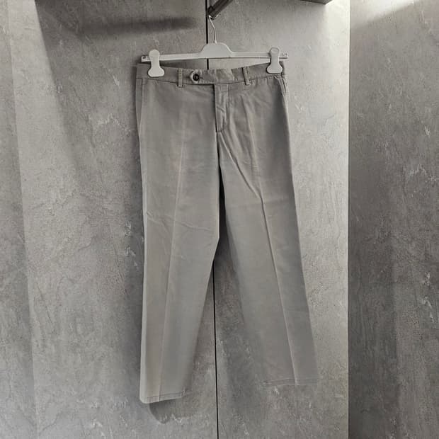브루넬로 쿠치넬리 코튼 테일러드 팬츠